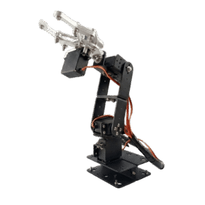 Brazo Robótico Aluminio negro 4 Grados