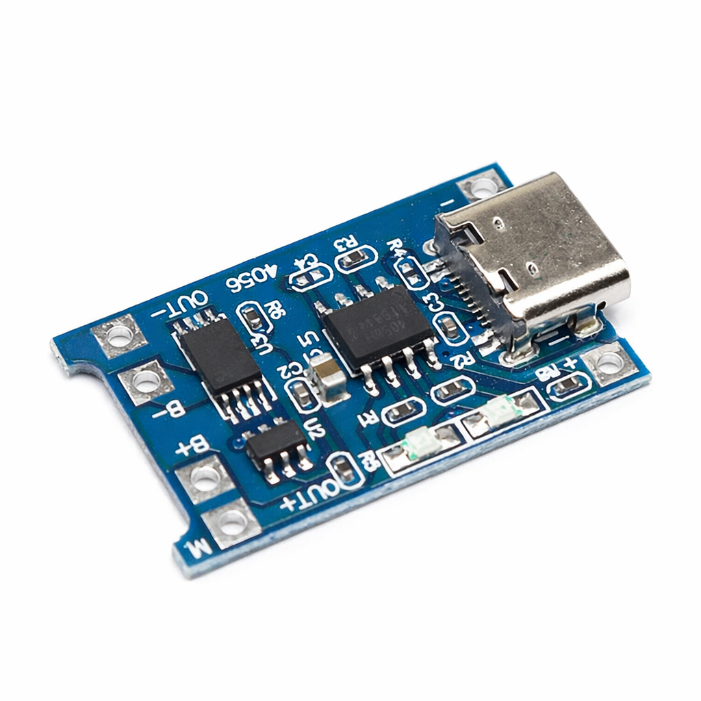 Módulo Cargador TP4056 Tipo C para Baterías Li-ion 18650 - Image 3