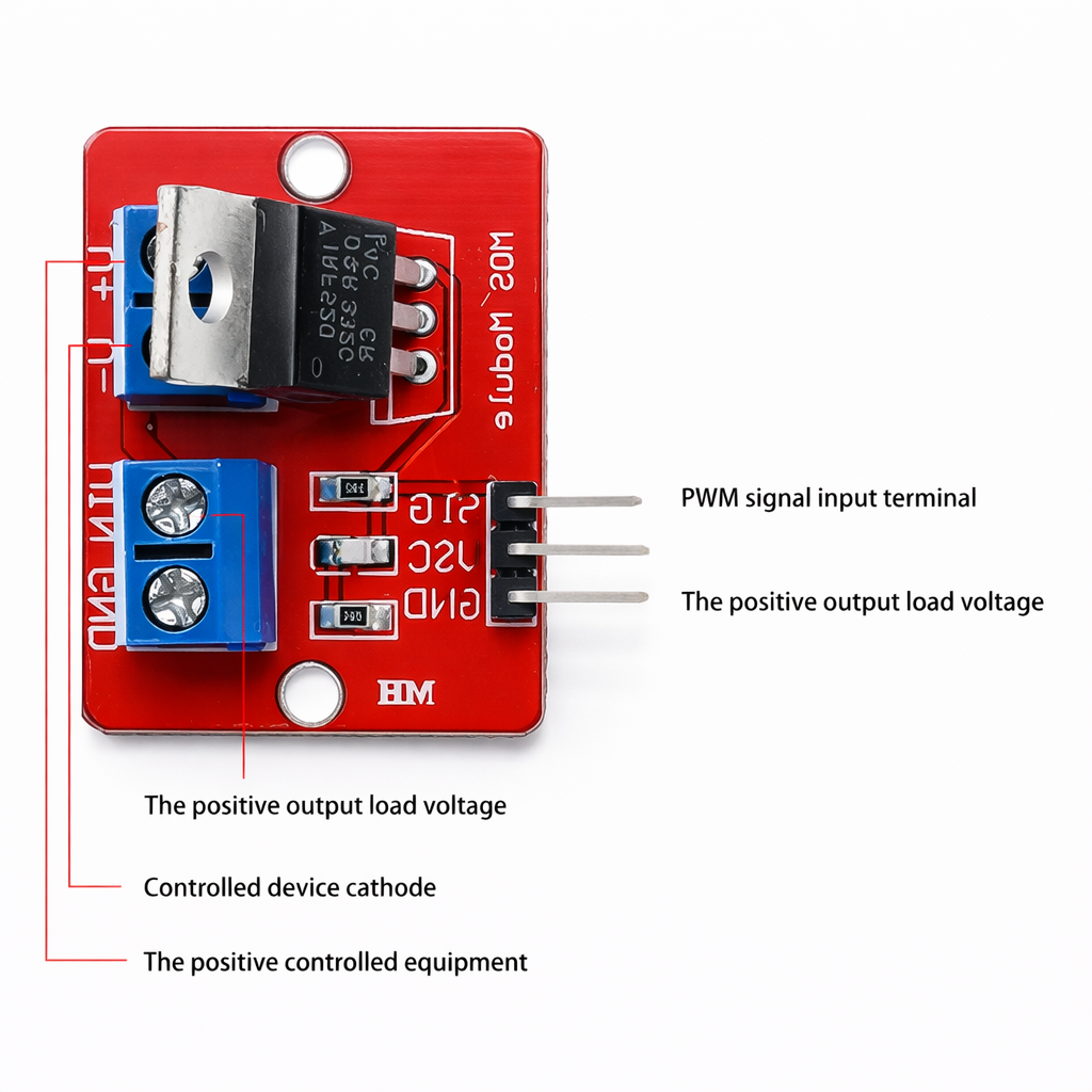 Mod. Controlador Mosfet Irf520 - Image 2