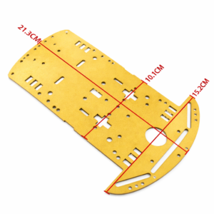 Base De Acrilico Para Carro Robot 2WD