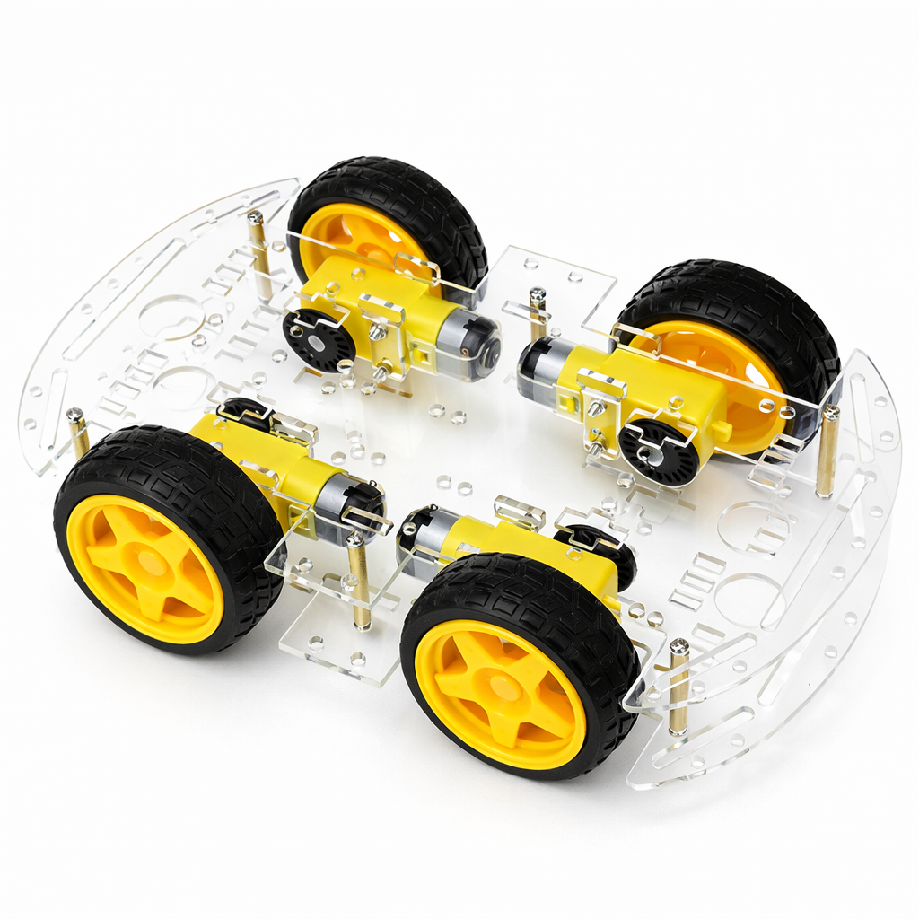 Carrito Seguido De Lineas 4 Ruedas