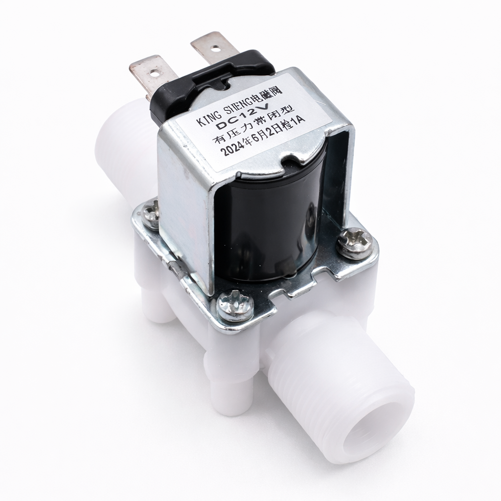 Electroválvula Solenoide 1/2" NC (12 VDC)