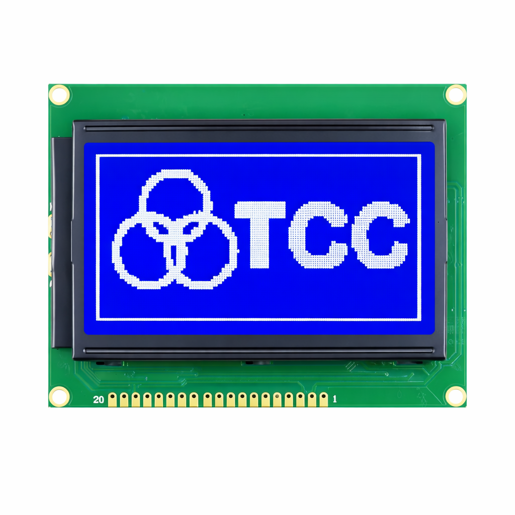 Display Lcd Grafica 128x64 Azul