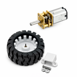 Kit pololu con llanta y soporte 110rpm 30:1