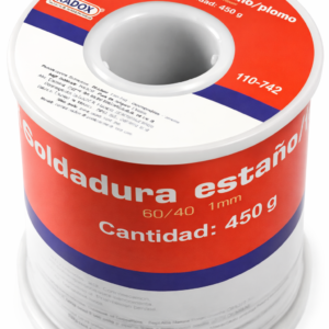 Soldadura Estaño Plomo 60/40 450 g 1 mm