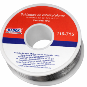Soldadura Estaño-Plomo 40 g 60/40 0.3 mm