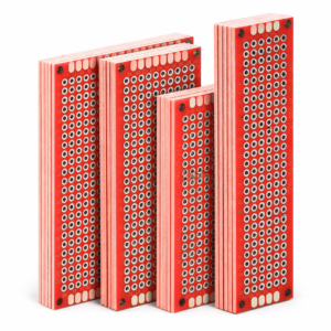 Placa Fenólica Perforada 2x8 cm