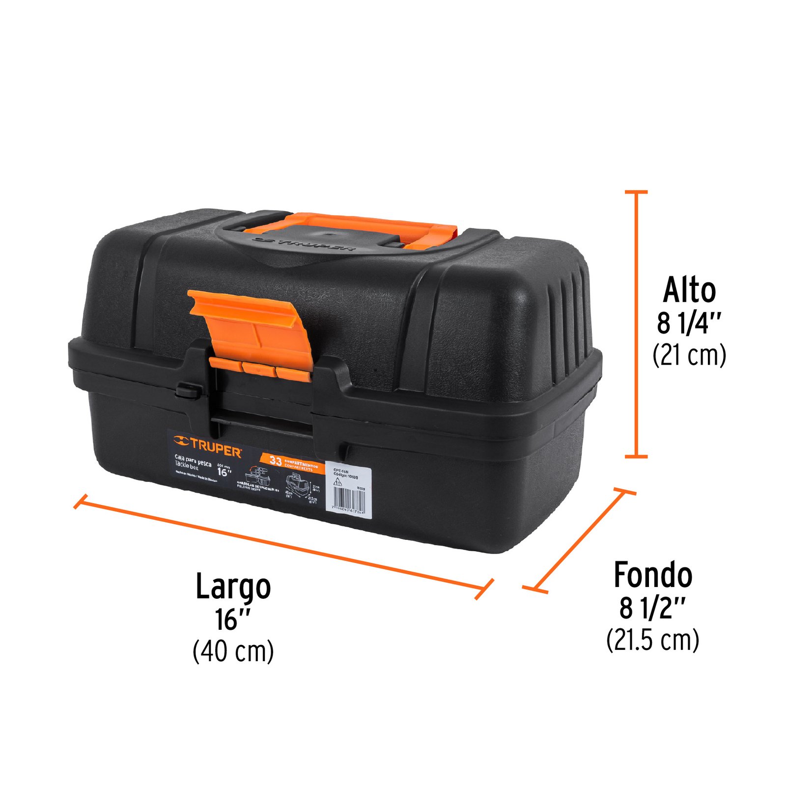 Caja de Pesca 16" Organizadora - Image 4