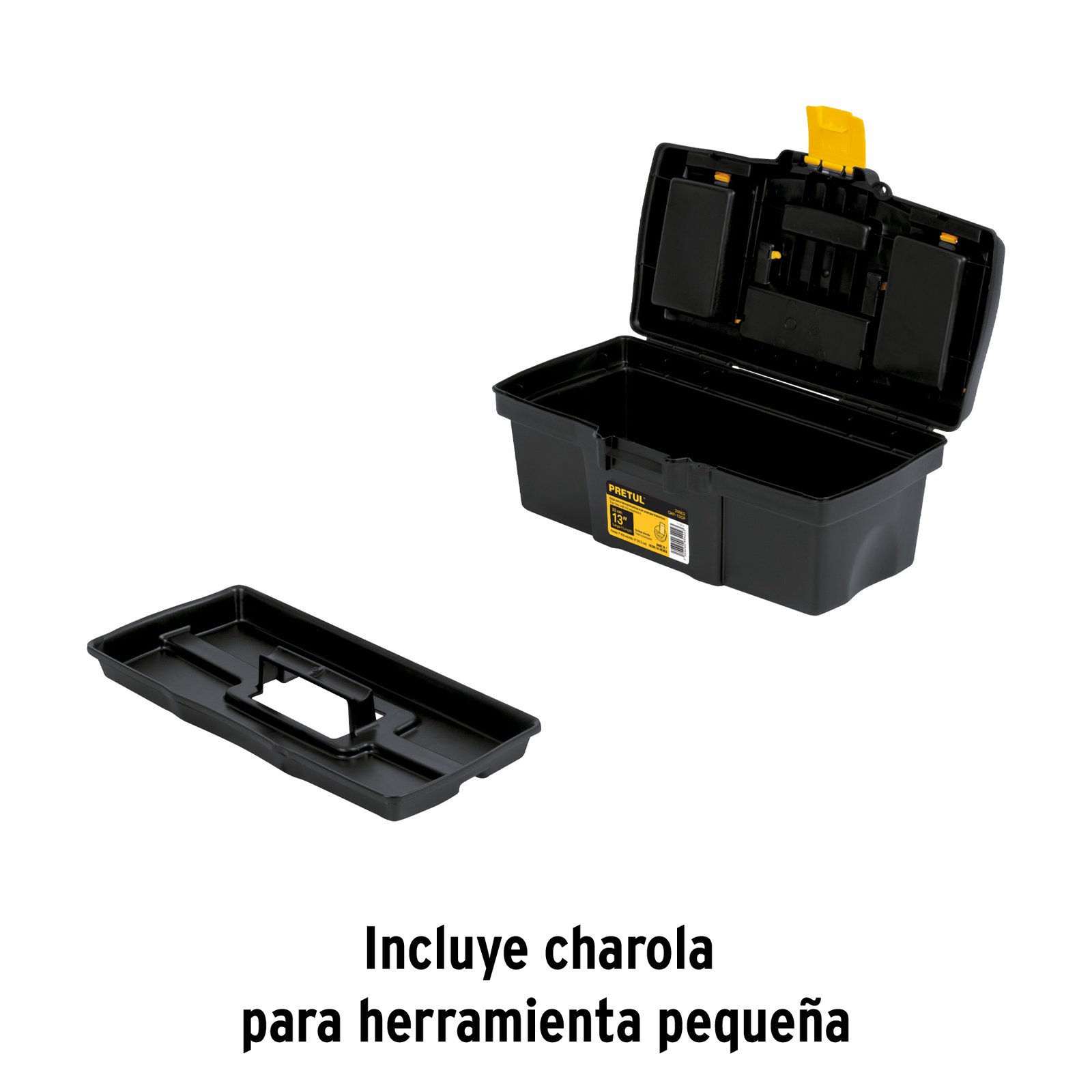 Caja Plástica para Herramienta 13" con Compartimentos Pretul - Image 4