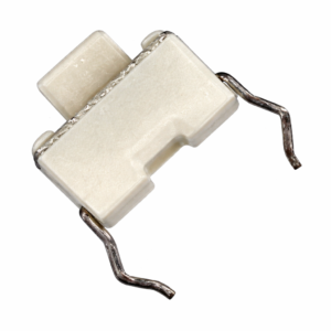 Microswitch Cuadrado Blanco 2 Pines 30V DC 0.05A