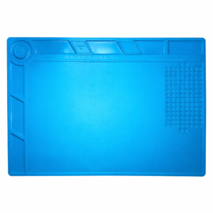 Tapete de Silicón Antiestático Azul para Reparación Electrónica