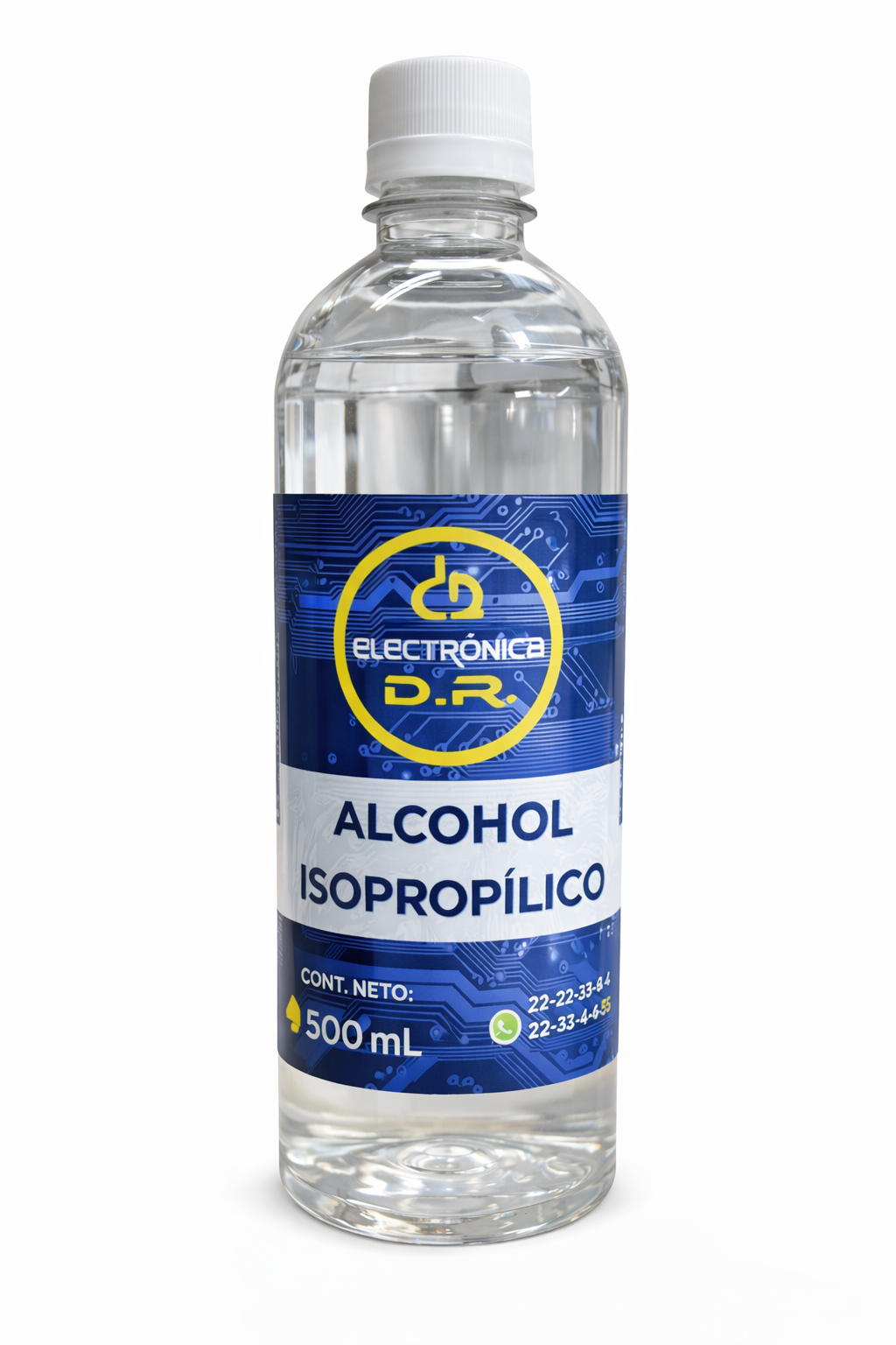 Alcohol Isopropílico 500 ml Electrónica DR