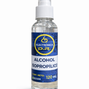Alcohol Isopropílico 120 ml con Atomizador Electrónica DR