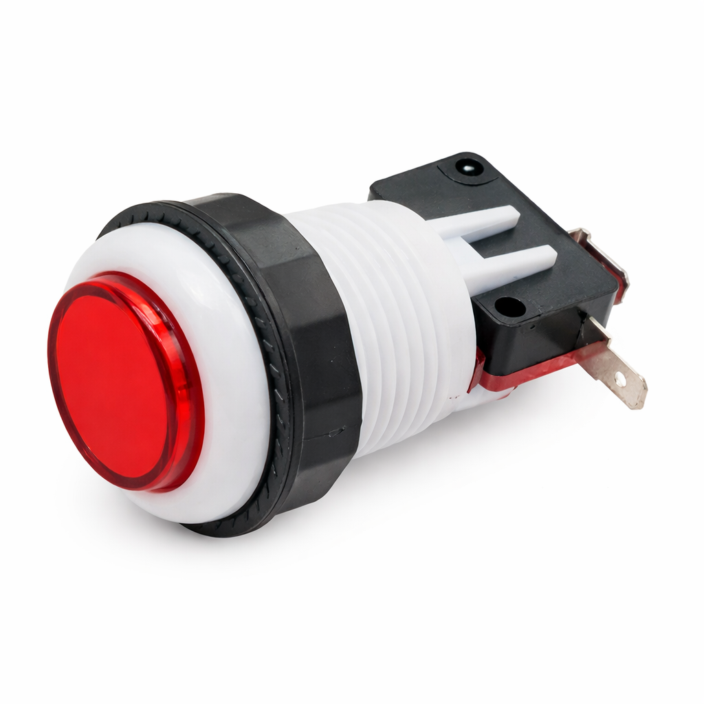 Botón Rojo para Maquinita 15A 250V