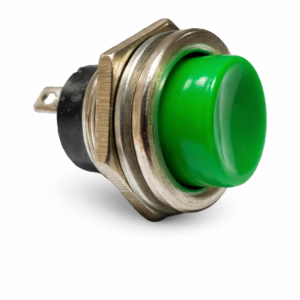 Switch Push Verde Normalmente Abierto