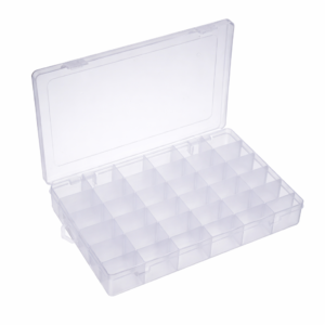 Caja Organizadora Plástica Transparente de 36 Compartimentos