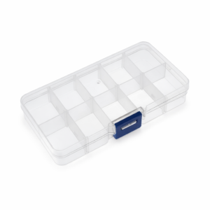 Organizador Ajustable de 10 Compartimentos Transparente