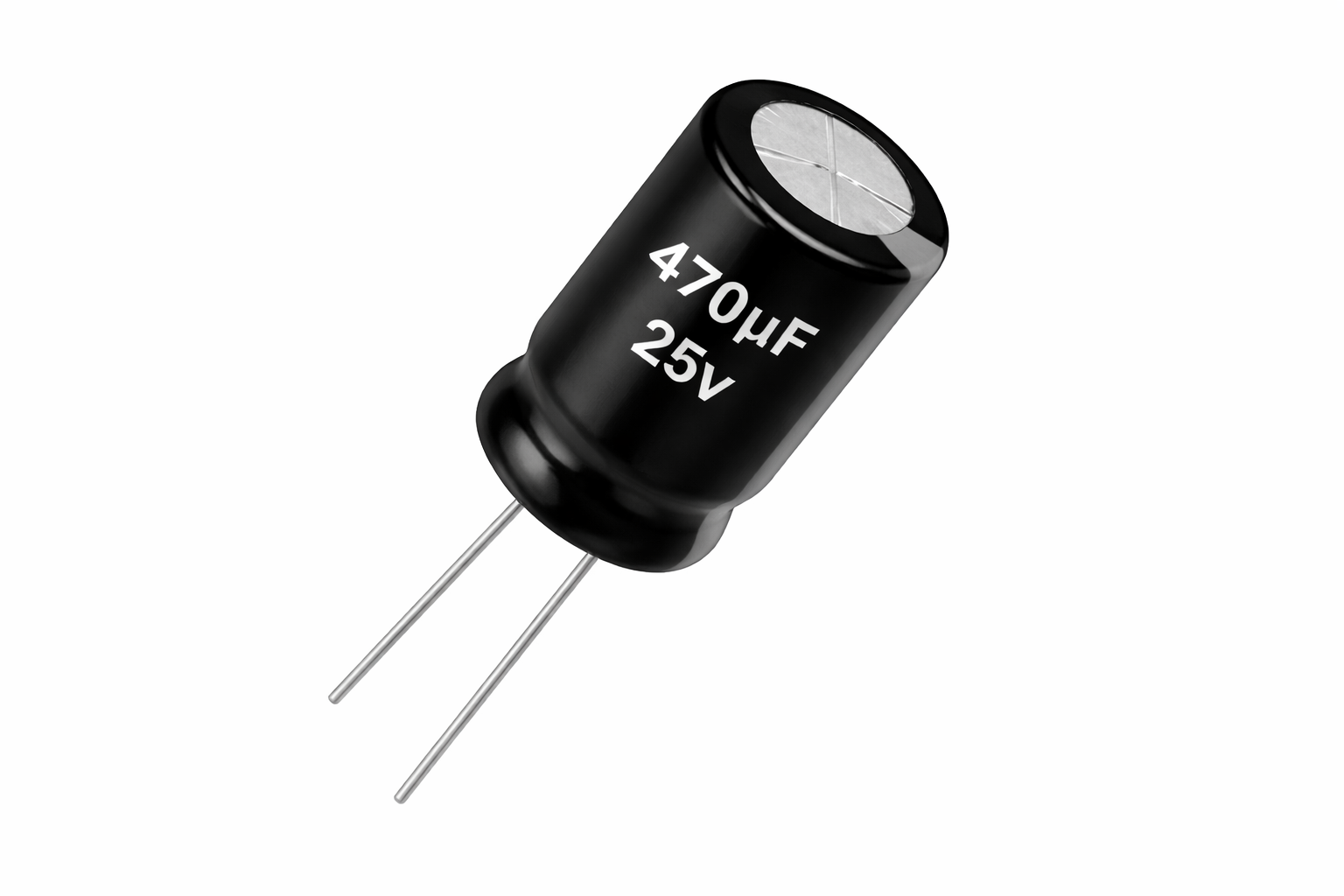 Capacitor Electrolítico 470uF 25V