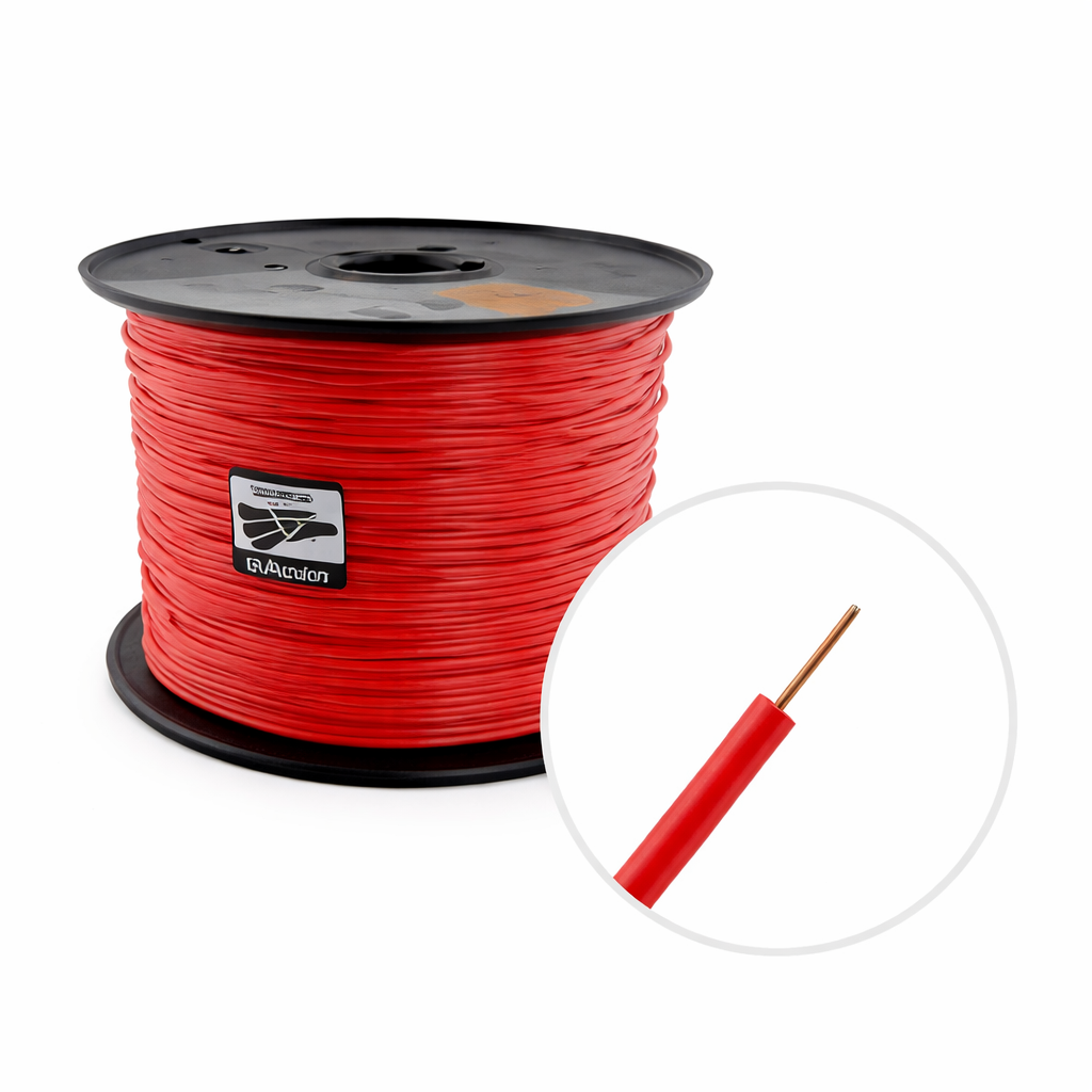 Alambre Calibre 22 Rojo 500m