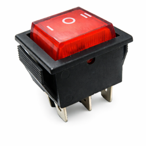 Switch Iluminado On-Off-On 6 Pines 20A 125V