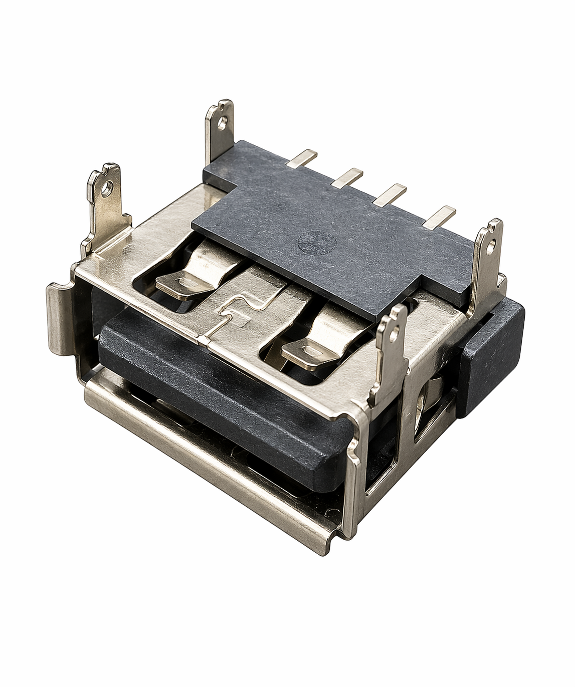 Jack USB Hembra Tipo A para PCB