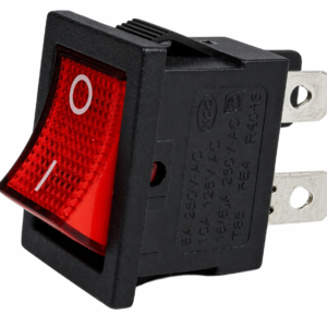 Switch Balancín con Piloto Rojo 6A 125V