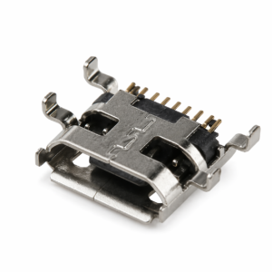 Jack Micro USB 5 Pines para Chasis 4 Patas