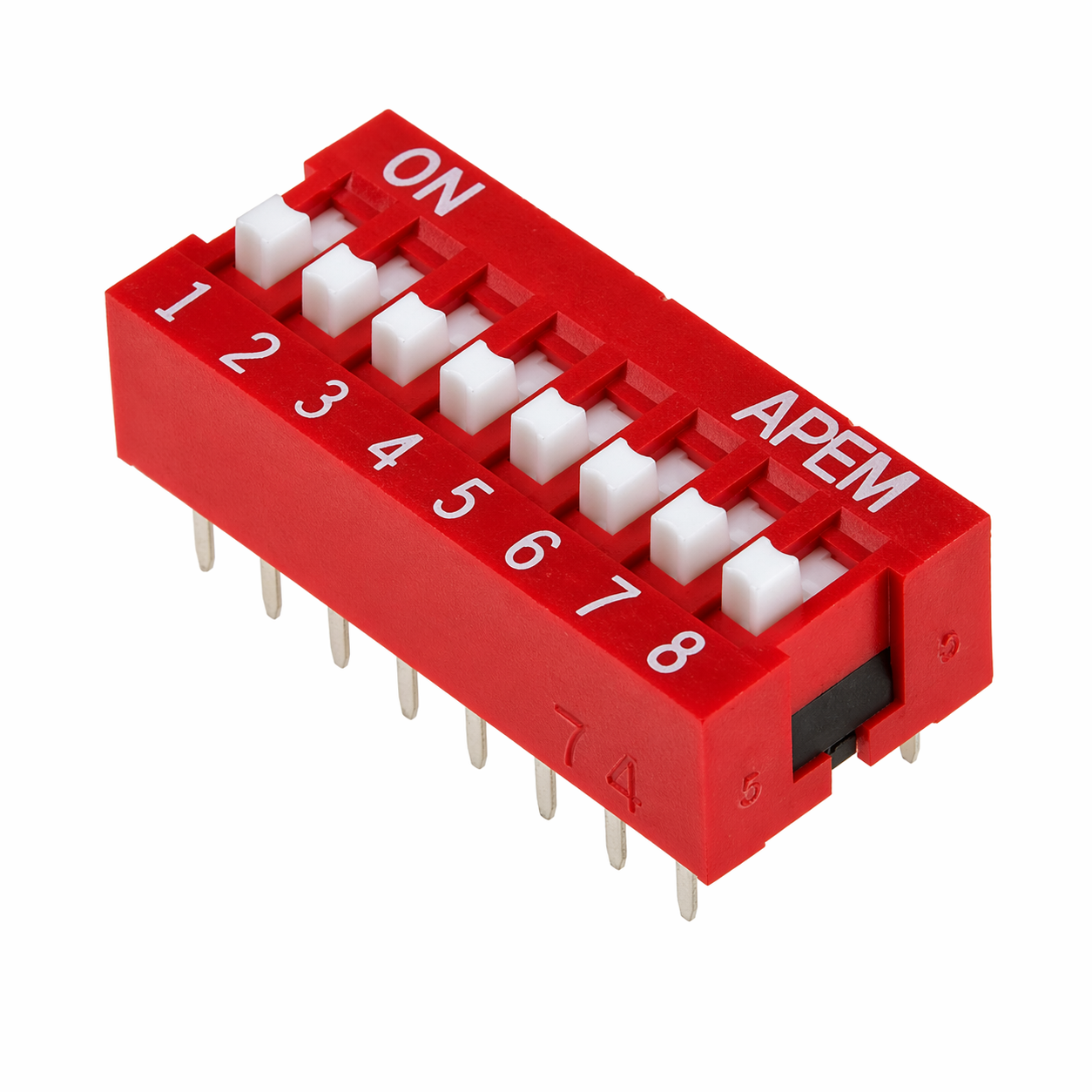 DIP Switch 8 Posiciones para PCB