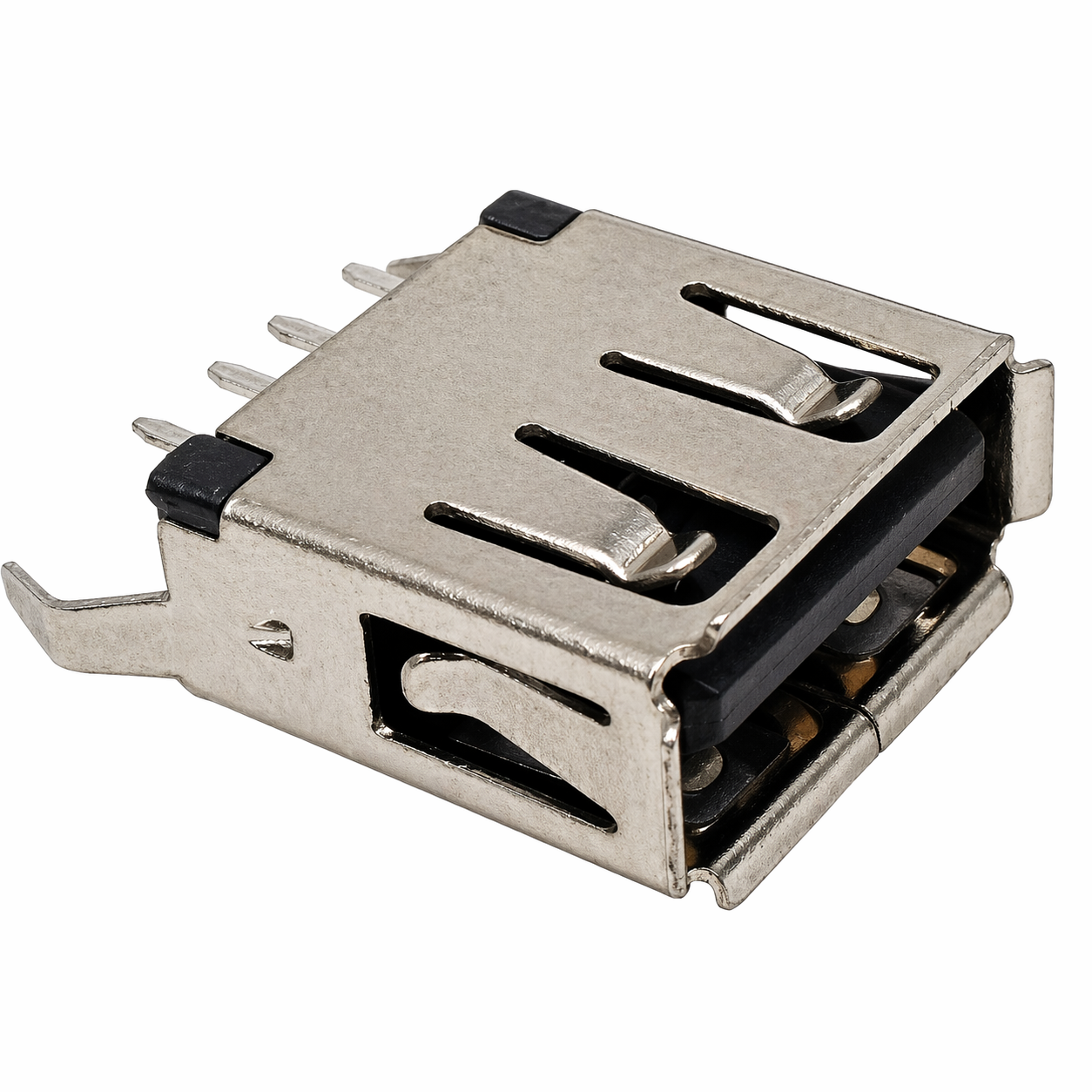 Jack USB Tipo A Hembra para PCB