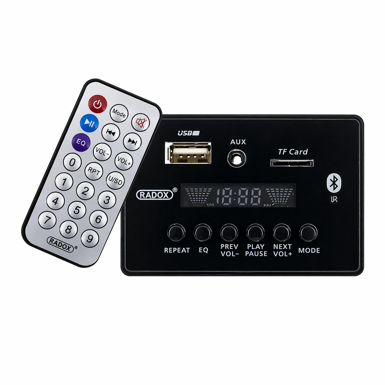Módulo MP3 USB Micro SD FM Bluetooth AUX
