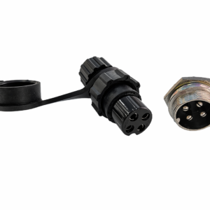 Conector para Micrófono 4 Pines Exterior Macho/Hembra