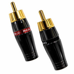 Par de Plugs RCA Metálicos