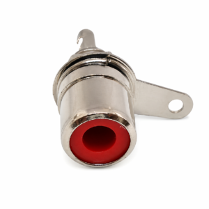 Conector Jack RCA Metálico Rojo