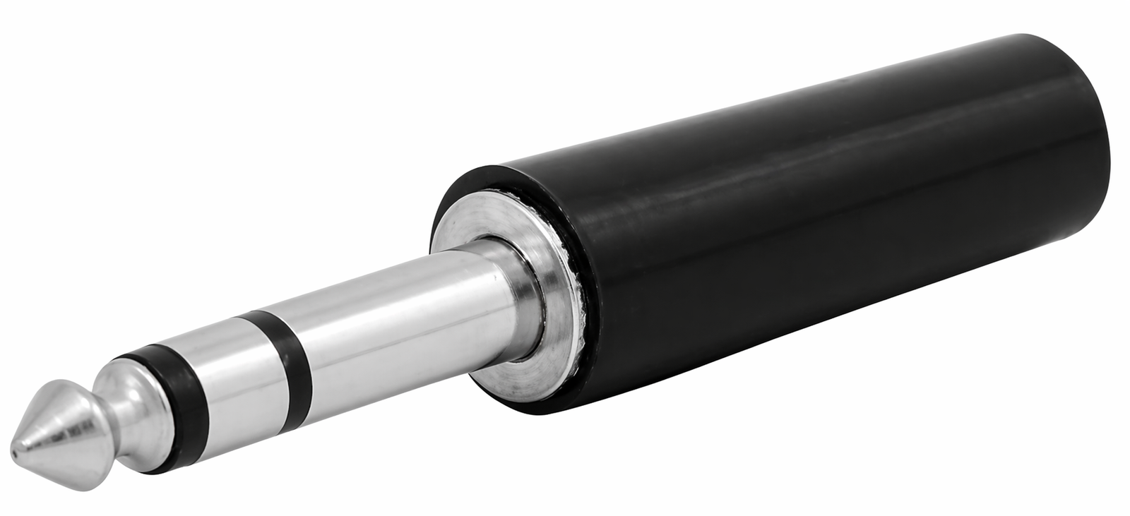 Plug Estéreo 6.3mm Metálico con Resorte