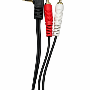 Cable de Audio 2 RCA a Plug 3.5 mm en L 4.5 m