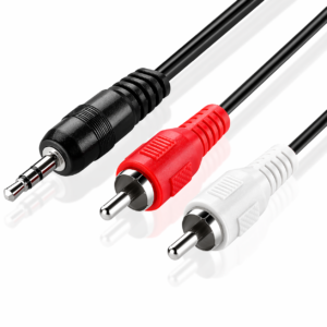 Cable Auxiliar 3.5 mm a 2 RCA 1.8 m