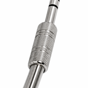 Plug 6.3 mm Estéreo Reforzado Metálico para Cable
