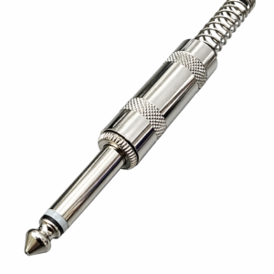 Plug 6.3 mm Metálico Monoaural para Cable