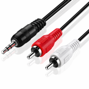 Cable Auxiliar 3.5 mm a 2 RCA 1.8 m