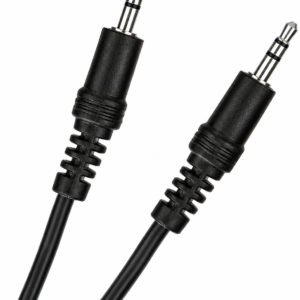 Cable de Audio 3.5 mm a 3.5 mm 1.8 m Negro