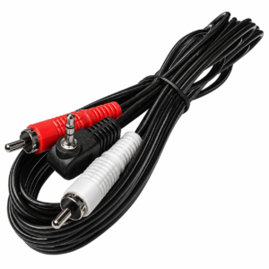 Cable de Audio 2 RCA a 2 RCA en L