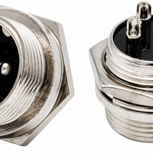 Plug de Chasis para Micrófono 4 Pines