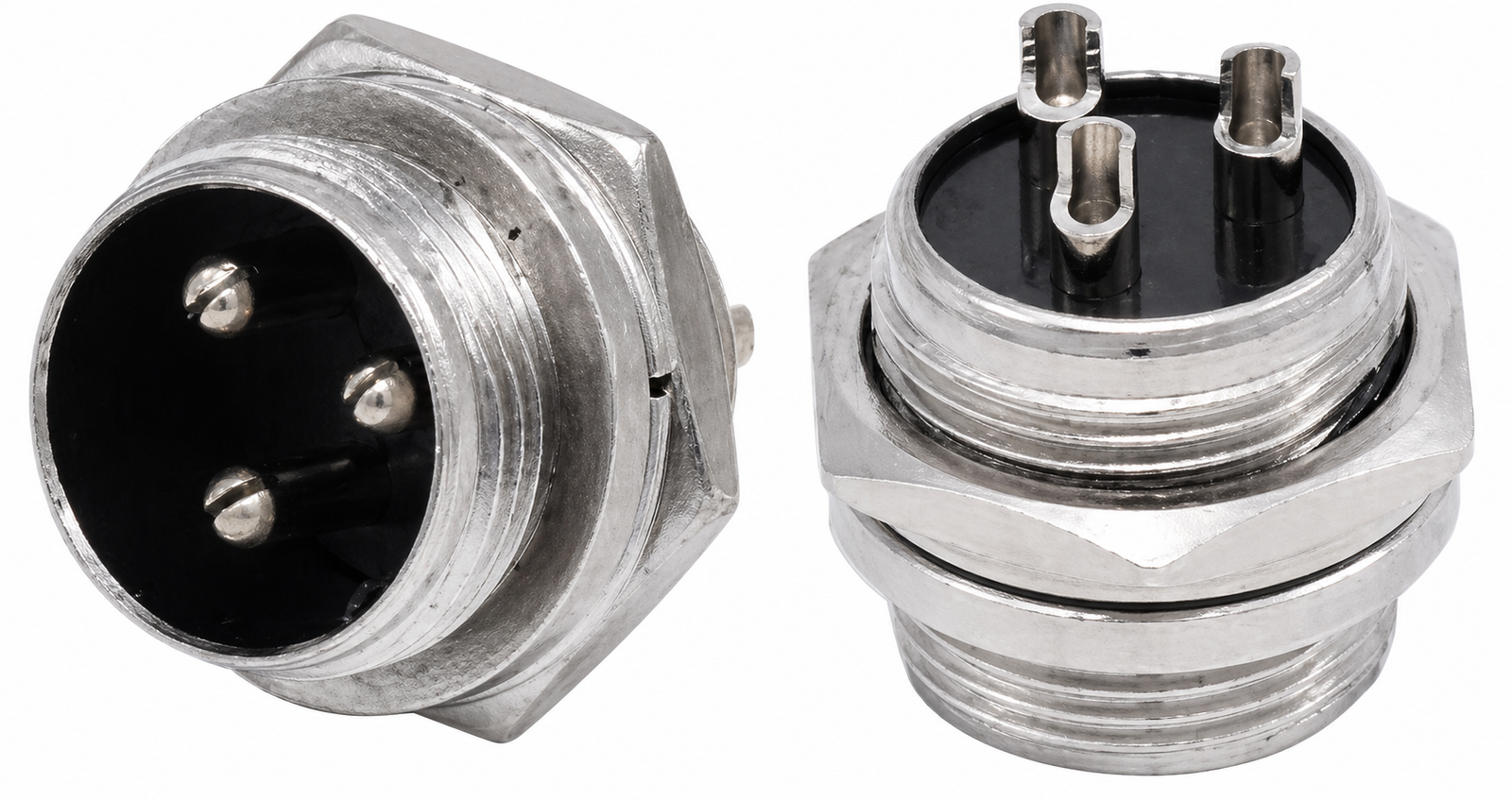 Plug Chasis Para Micrófono 3 Pines