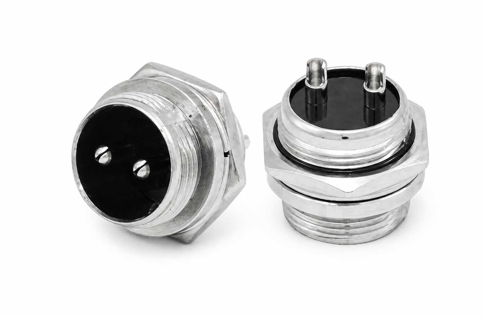 Plug Chasis Para Micrófono 2 Pines