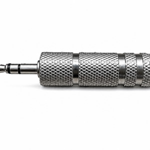 Adaptador Jack 6.3mm a Plug 3.5mm Estéreo Metálico