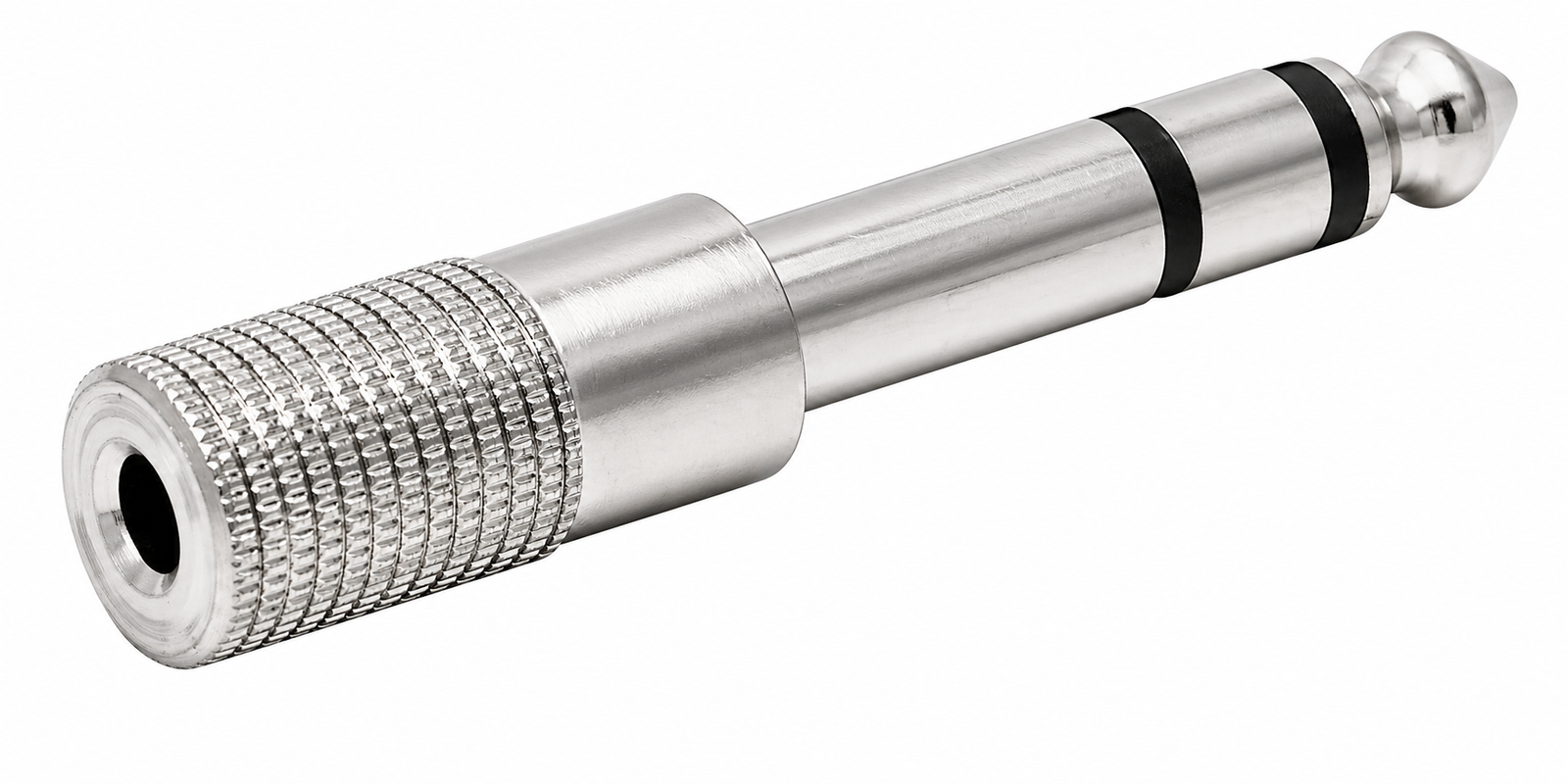 Adaptador Jack 3.5mm a Plug 6.3mm Estéreo