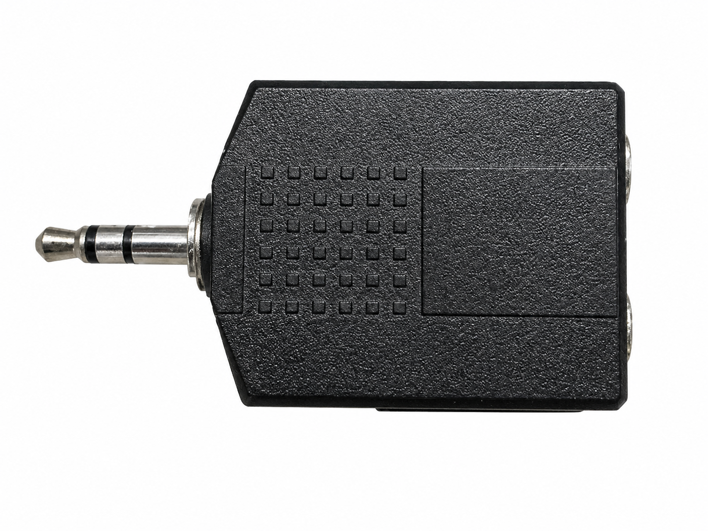 Adaptador 2 Jack 6.3mm a Plug 3.5mm Estéreo