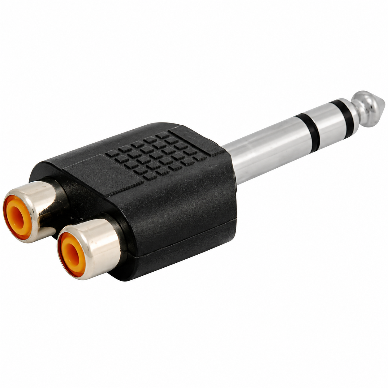 Adaptador 2 Jack RCA a Plug 6.3mm Estéreo