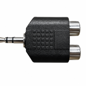 Adaptador 2 Jack RCA a Plug 3.5mm Estéreo