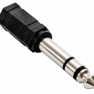 Adaptador Jack 3.5mm a Plug 6.3mm Estéreo Plástico